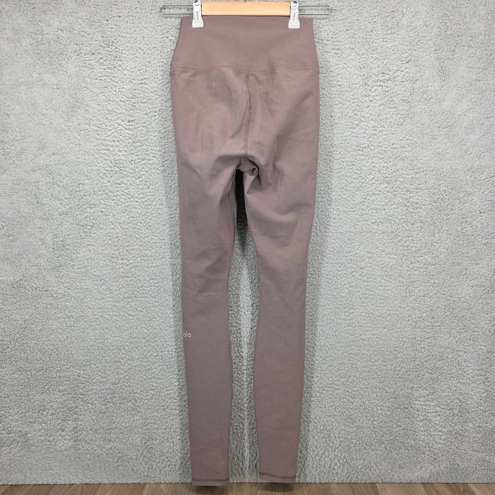 Alo‎ Yoga High Waist Distressed Cutout Leggings Dusty Mauve XS